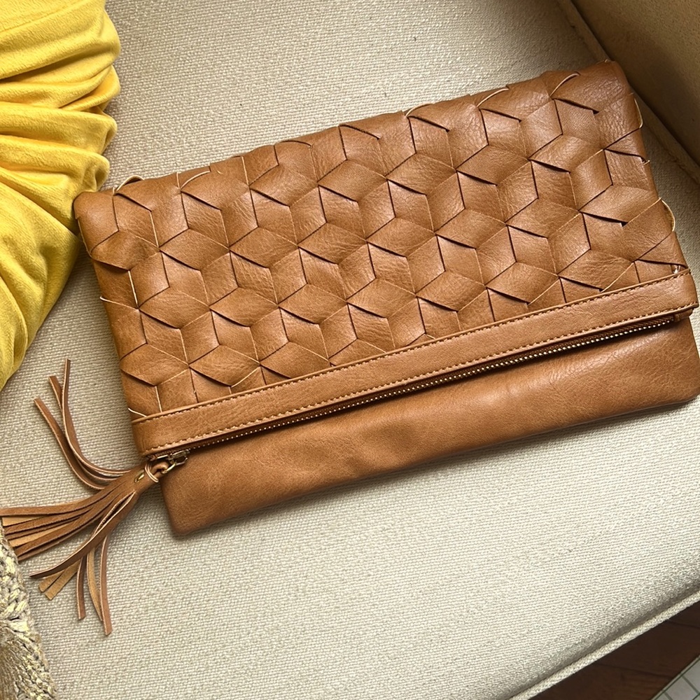 Urban outfitters clutch/ crossbody faux leather bag